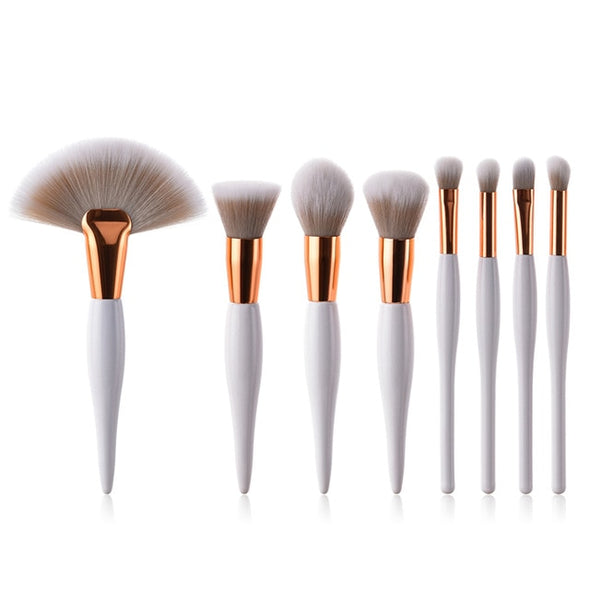 8 pcs/set makeup brush kit