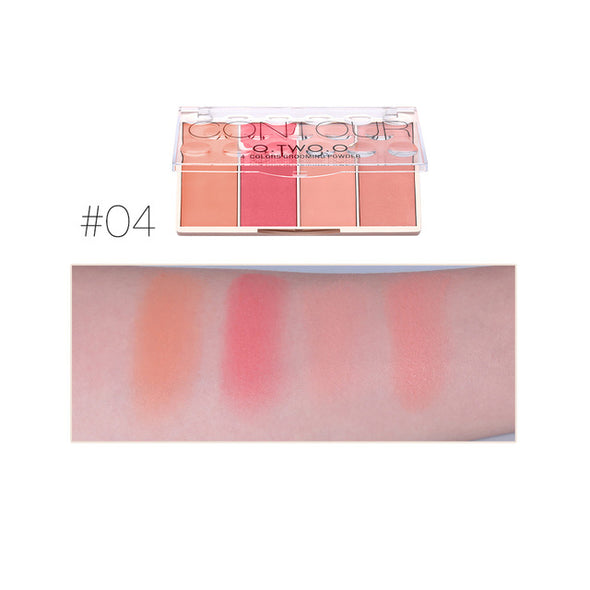 O.TWO.O Contour Bronzer Face Shading Powder Palette Highlighter Makeup Face Contouring Grooming Pressed Powder