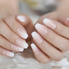 Ombre French Ballerina Fake Nail Gradeint Natural Coffin False Nails Wholesale Nails Supplier 24