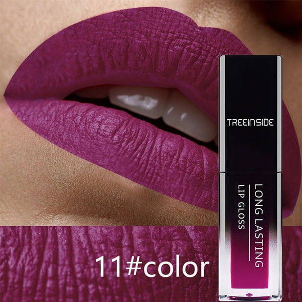 24 Color Liquid Lipstick Waterproof Makeup Long Lasting Mate Make Up Nude Lip Gloss Red Purple Blue Black Ultra Matte Lipstick