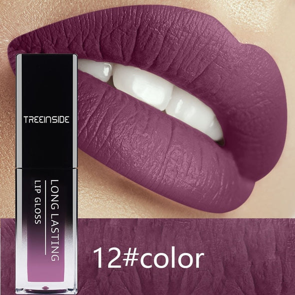 24 Color Liquid Lipstick Waterproof Makeup Long Lasting Mate Make Up Nude Lip Gloss Red Purple Blue Black Ultra Matte Lipstick
