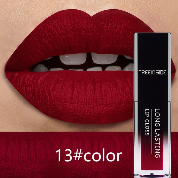 24 Color Liquid Lipstick Waterproof Makeup Long Lasting Mate Make Up Nude Lip Gloss Red Purple Blue Black Ultra Matte Lipstick