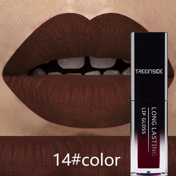 24 Color Liquid Lipstick Waterproof Makeup Long Lasting Mate Make Up Nude Lip Gloss Red Purple Blue Black Ultra Matte Lipstick