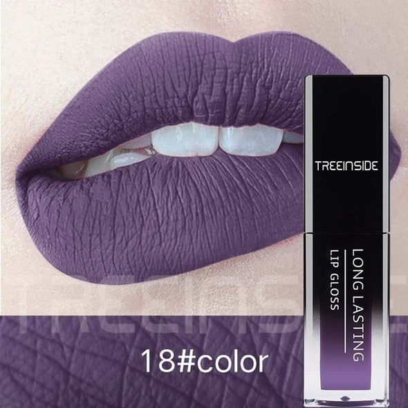 24 Color Liquid Lipstick Waterproof Makeup Long Lasting Mate Make Up Nude Lip Gloss Red Purple Blue Black Ultra Matte Lipstick