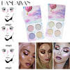 HANDAIYAN Highlighter Illuminator Makeup Face Brightener Contouring Liquid Highlighter Palette Powder Bronzer Face Glow Kit
