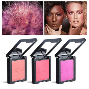 QIBEST 8 Colors Matte Blusher Monochrome Blush Palette Lasting Color Ruddy Blush Powder Ruddy Blush Powder TSLM2