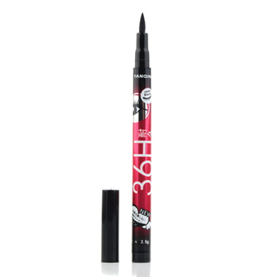 YANQINA Lasting Waterproof 36H Liquid Eyeliner Pencil Black Makeup Long-lasting Easywear Eye Liner Pen Cosmetic Lady Beauty Tool