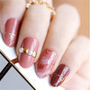 24Pcs Elegant Wine Red Christmas New Year Fake Nails Press on Nail Artificial Nail Tips with Glue Sticker Faux Ongles Unhas Gift