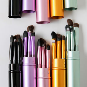 Portable Mini Travel Eye Makeup-Brushes Kit