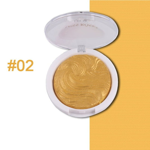 MISS ROSE Highlighter bronzer 12 Colors Brighten Powder For Face make up Easy to Wear Cosmetics Concealer Maquiagem iluminador