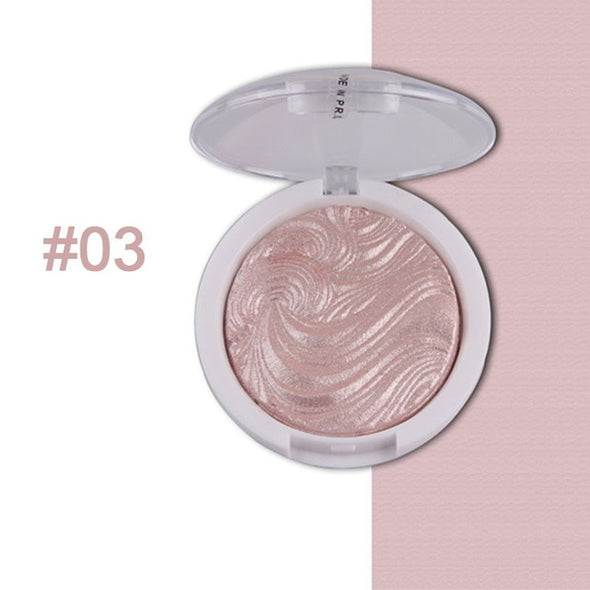 MISS ROSE Highlighter bronzer 12 Colors Brighten Powder For Face make up Easy to Wear Cosmetics Concealer Maquiagem iluminador