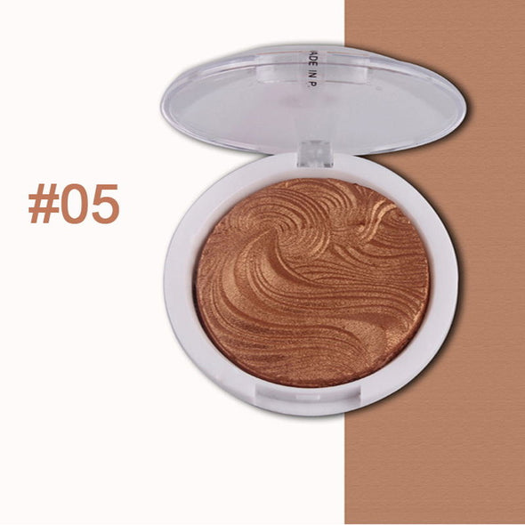 MISS ROSE Highlighter bronzer 12 Colors Brighten Powder For Face make up Easy to Wear Cosmetics Concealer Maquiagem iluminador