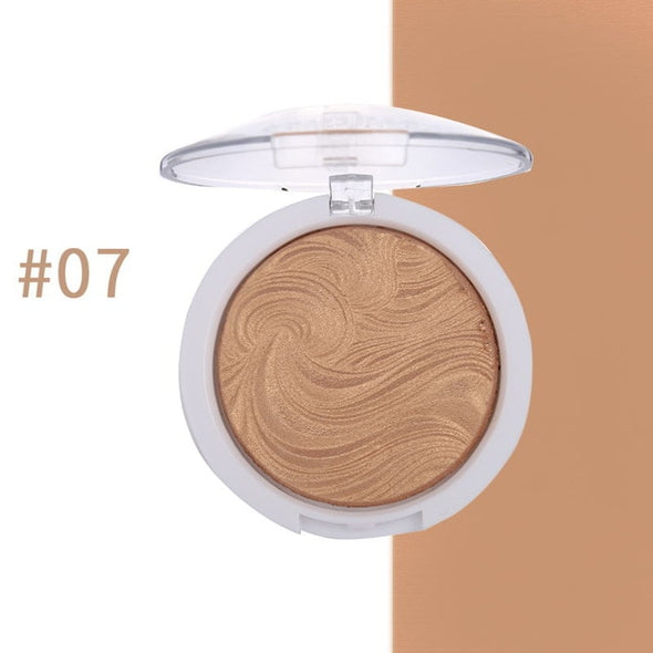 MISS ROSE Highlighter bronzer 12 Colors Brighten Powder For Face make up Easy to Wear Cosmetics Concealer Maquiagem iluminador