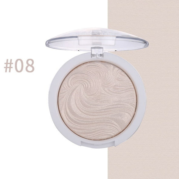 MISS ROSE Highlighter bronzer 12 Colors Brighten Powder For Face make up Easy to Wear Cosmetics Concealer Maquiagem iluminador