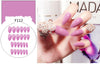 Stiletto fake Nails with glue Long size Pointed Solid color Diy Nail Art 32 Styles press on nails Tips Accessory 24 PCS