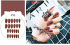 Stiletto fake Nails with glue Long size Pointed Solid color Diy Nail Art 32 Styles press on nails Tips Accessory 24 PCS