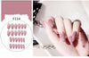Stiletto fake Nails with glue Long size Pointed Solid color Diy Nail Art 32 Styles press on nails Tips Accessory 24 PCS