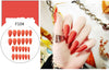 Stiletto fake Nails with glue Long size Pointed Solid color Diy Nail Art 32 Styles press on nails Tips Accessory 24 PCS