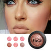 FOCALLURE Makeup Baked Blush 6 Colors Professional Cheek Bronzer Blushe High Quality Make Up Beauty New Fashion Cosmetic