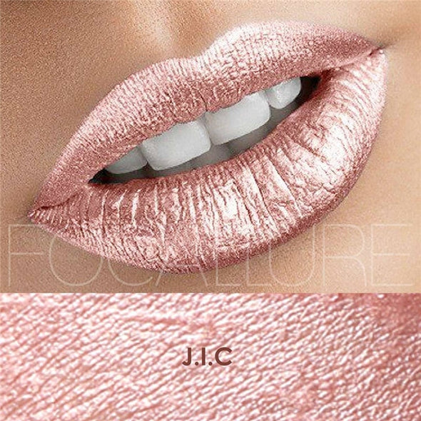 FOCALLURE Matte Lipgloss Sexy Liquid Lip Gloss Matte Long Lasting Waterproof Cosmetic Beauty Keep 24 Hours Makeup lips