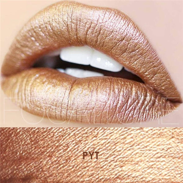 FOCALLURE Matte Lipgloss Sexy Liquid Lip Gloss Matte Long Lasting Waterproof Cosmetic Beauty Keep 24 Hours Makeup lips