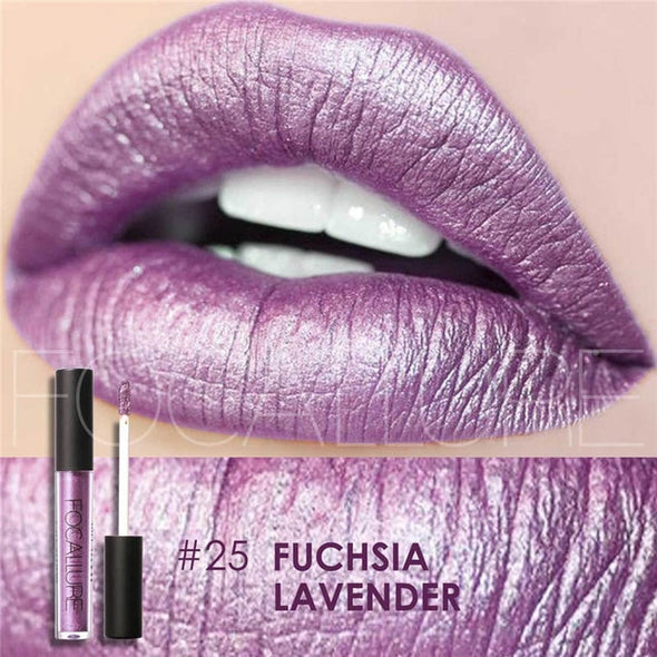 FOCALLURE Matte Lipgloss Sexy Liquid Lip Gloss Matte Long Lasting Waterproof Cosmetic Beauty Keep 24 Hours Makeup lips