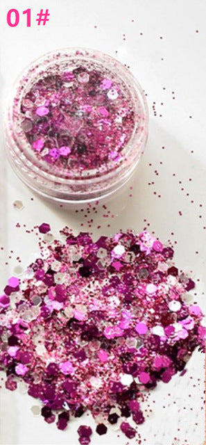 Hybrid Sequin Glitter Pots