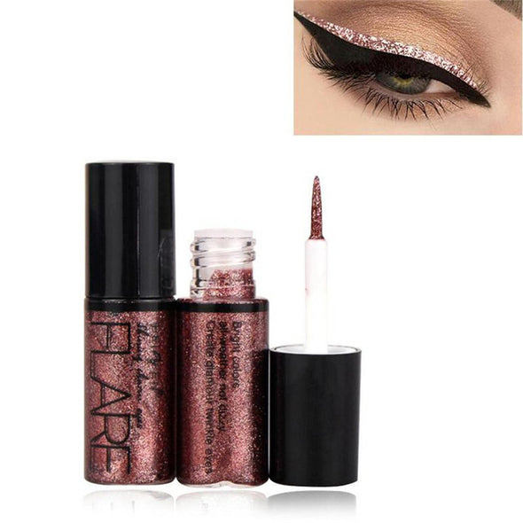 Professional Makeup Silver Rose Gold Color Liquid Glitter Eyeliner New Shiny Eye Liners for Women Eye Pigment Korean Cosmetics
