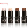 Manooby 4 Colors Highlighter Bronzer Stick Makeup Face 3D Contour Cosmetics Shimmer Brighten Skin Highlighting Make Up