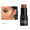 Manooby 4 Colors Highlighter Bronzer Stick Makeup Face 3D Contour Cosmetics Shimmer Brighten Skin Highlighting Make Up