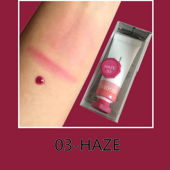 AIGOMC Makeup Liquid Blusher Sleek Silky Cloud paints Blush Lasts Long 6 Color Natural Cheek Blush Face Contour Make Up