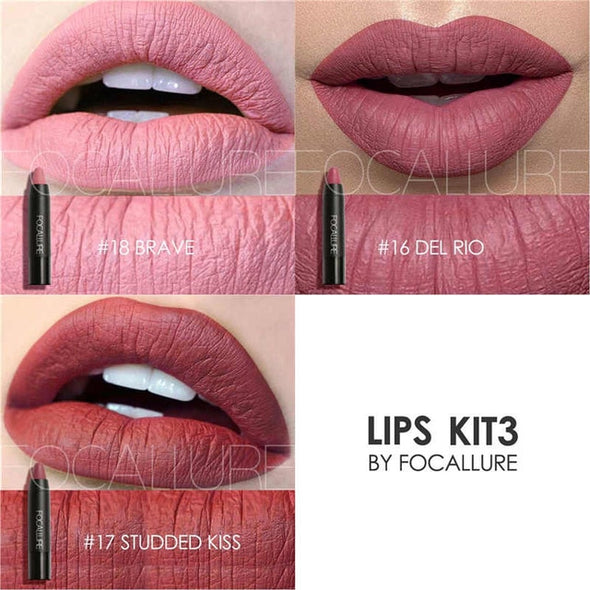 OCALLURE 19 Colors Matte Lipsticks Waterproof Matte Lipstick Lip Sticks Cosmetic Easy to Wear Lipstick Matte Batom Makeup lips
