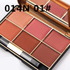 Professional Makeup Blusher Long Lasting 6 Color Minerals Powder Retro Face Base Blush Bronzers Contouring Make Up Palette