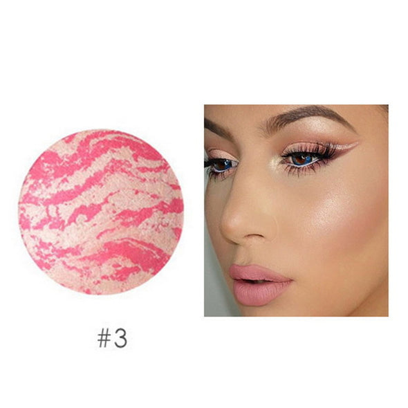 FOCALLURE Makeup Baked Blush 6 Colors Professional Cheek Bronzer Blushe High Quality Make Up Beauty New Fashion Cosmetic