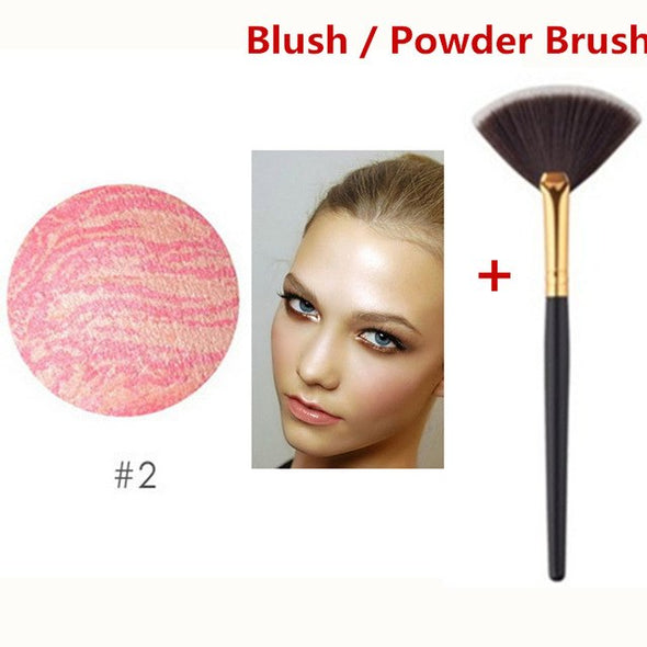 FOCALLURE Makeup Baked Blush 6 Colors Professional Cheek Bronzer Blushe High Quality Make Up Beauty New Fashion Cosmetic